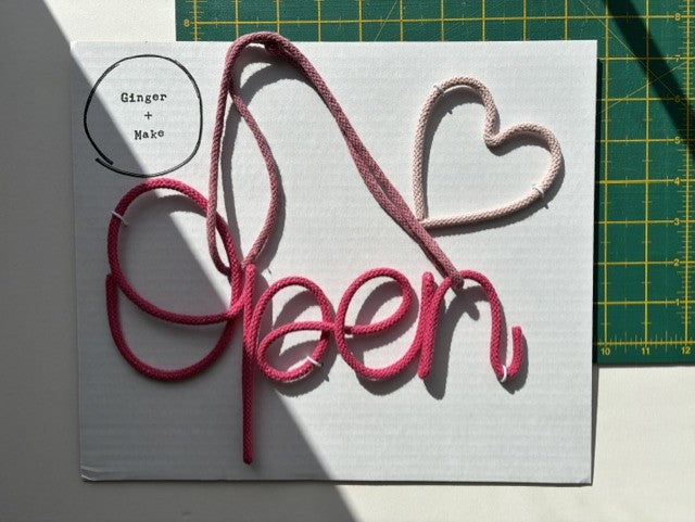 Custom Wire Name or Word Sign - Limited Edition Colours
