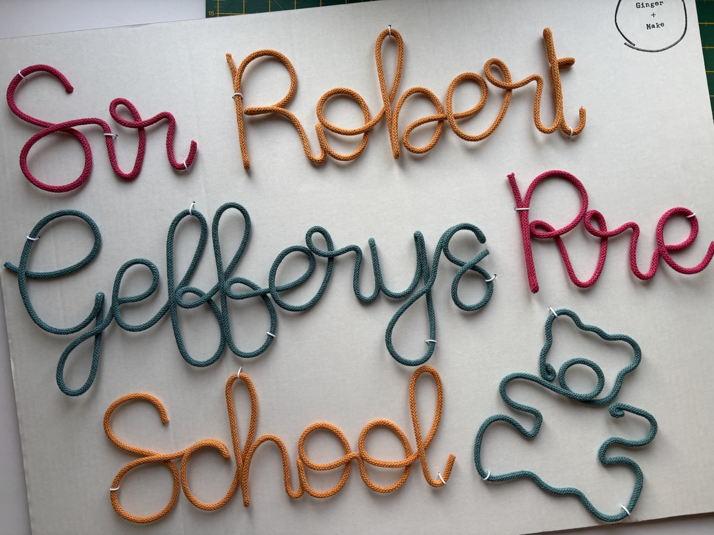 Custom Wire Name or Word Sign - Limited Edition Colours