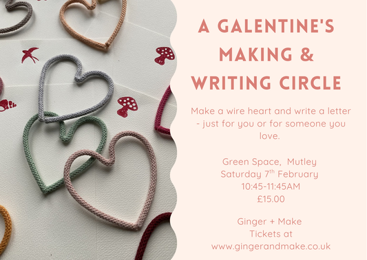 A Galentine's Making & Writing Circle