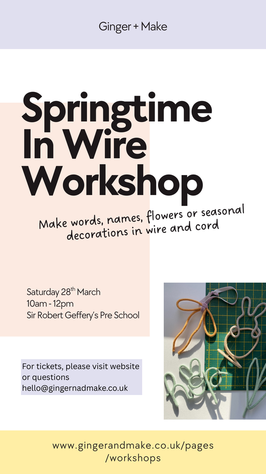 Springtime In Wire Workshop (Sir Robert Geffery's Pre-School)