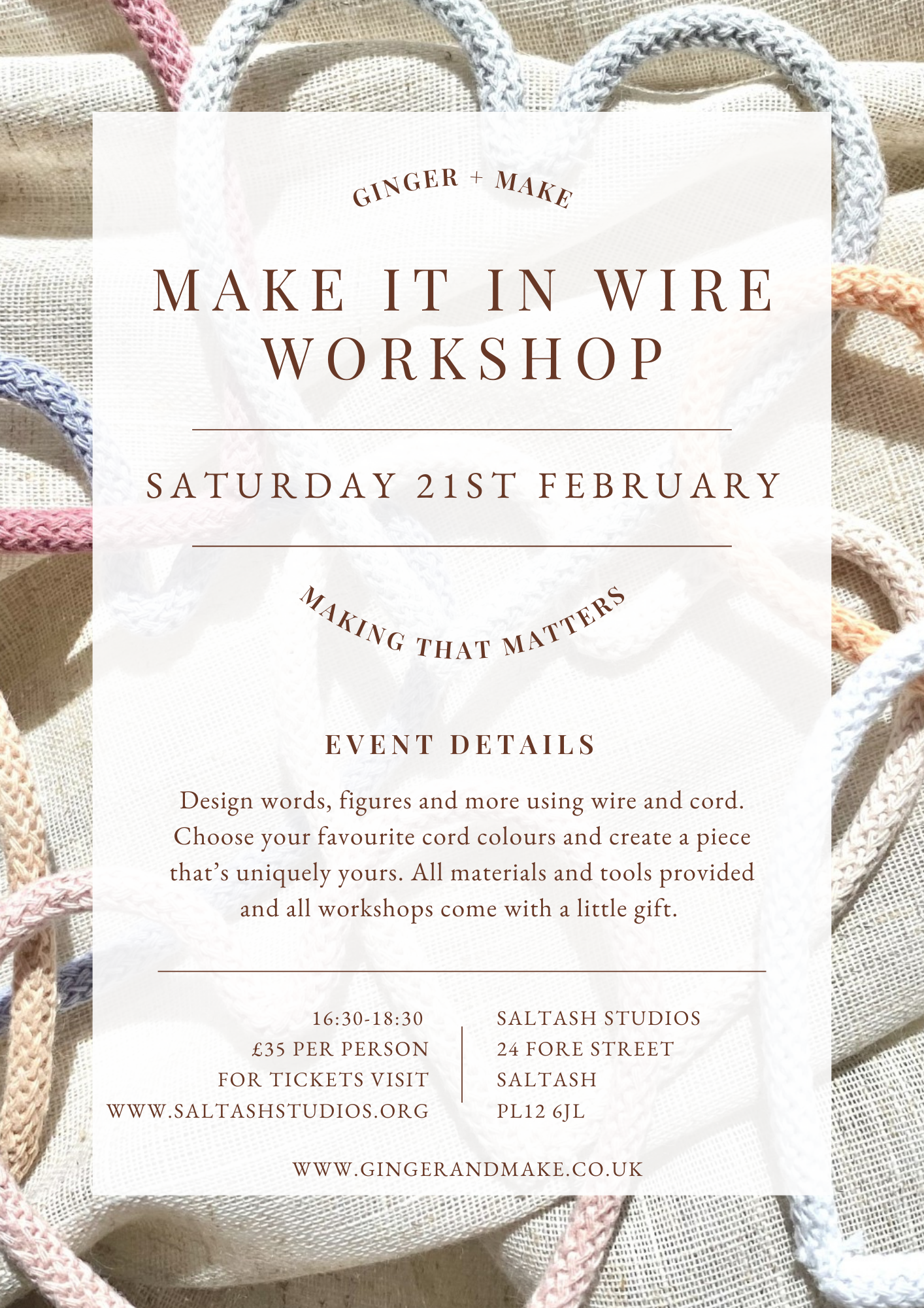 Make It In Wire Workshop