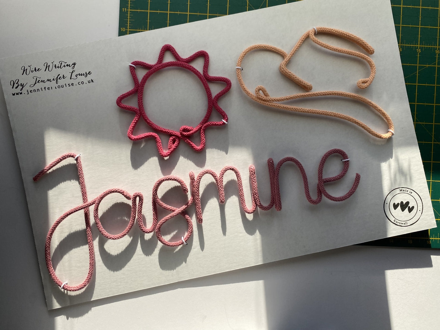 Custom Wire Name or Word Sign - Limited Edition Colours